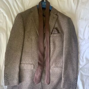 Three-Piece Suit - Brown - Men's